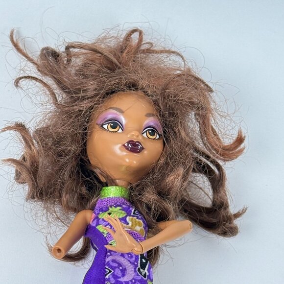 Monster High Ghouls Alive Clawdeen Wolf Doll Motion Sound Purple Dress 11" - Picture 3 of 8